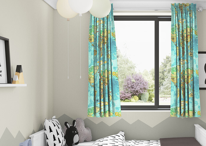 Atlas, Azure - Made to Measure Curtains - Image 3